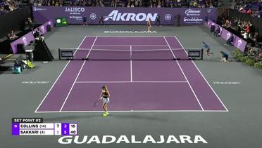 Match Highlights | Maria Sakkari vs Danielle Collins | WTA Guadalajara Open Akron 2022