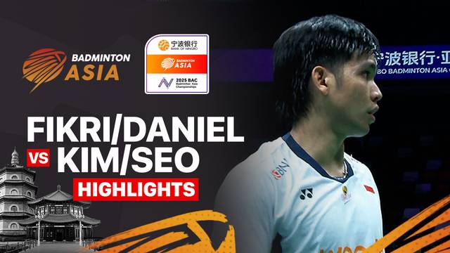 Muhammad Shohibul Fikri/Daniel Marthin (INA) vs Kim Won Ho/Seo Seung Jae (KOR) - Highlights | Badminton Asia Championships 2025 - Men's Doubles