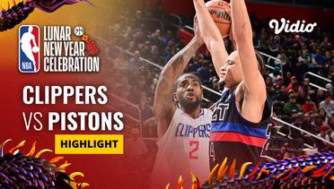 LA Clippers vs Detroit Pistons - Highlights | NBA Regular Season 2023/24