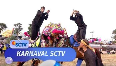 Atraksi Paguyuban Kuda Pencak Sambut Kedatangan Cast Bidadari Surgamu | Karnaval SCTV