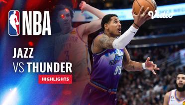 Utah Jazz vs Oklahoma City Thunder - Highlights | NBA Regular Season 2023/24
