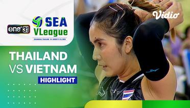Highlights | Putri: Thailand vs Vietnam | SEA VLeague - Thailand