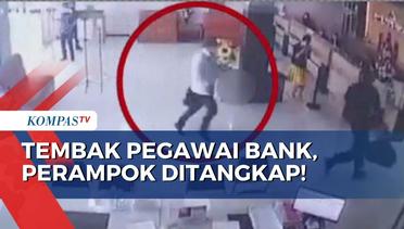 CCTV Rekam Aksi Perampok Tembak Tiga Pegawai Bank di Lampung