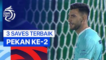 3 Penyelamatan Terbaik Pekan ke-2 | BRI Liga 1 2024/25