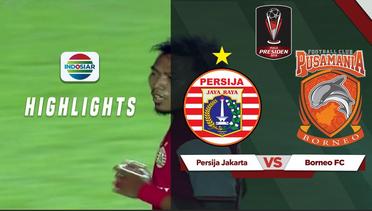 Boom !! Tendangan Kencang Tony Sucipto -Persija Masih Melebar Ke Gawang Borneo - Piala Presiden
