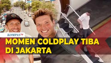Naik Private Jet, Begini Penampakan Coldplay Tiba di Jakarta