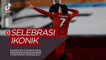TikTok Bola.com: Termasuk Edinson Cavani dan Cristiano Ronaldo, Berikut 5 Selebrasi Ikonik Pesepak Bola