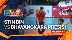 Highlights | Final Four Putra : Jakarta STIN BIN vs  Jakarta Bhayangkara Presisi | PLN Mobile Proliga Putra 2023