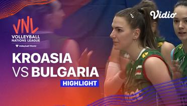 Match Highlights | Kroasia vs Bulgaria | Women’s Volleyball Nations League 2023