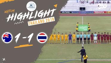 Full Highlight - Australia 1 VS 1 Thailand | Piala AFF U-15 2019