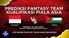 Prediksi Fantasy Kualifikasi Piala Asia : Indonesia vs Jordan