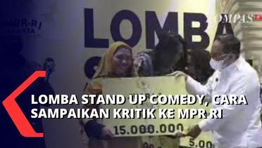 MPR RI Gelar Lomba Stand Up Comedy, Sebagai Sarana Penyampaian Kritik dan Saran kepada MPR