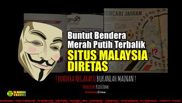 Buntut Bendera Indonesia Terbalik di Sea Games, Situs Malaysia Diretas Hacker!!