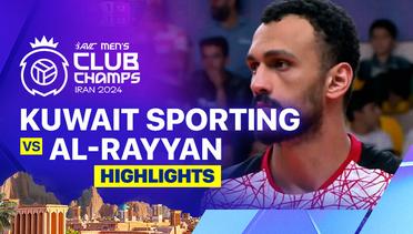 Kuwait Sporting Club vs Al-Rayyan Sports Club - Highlights | 2024 Asian Men's Club Volleyball Championship