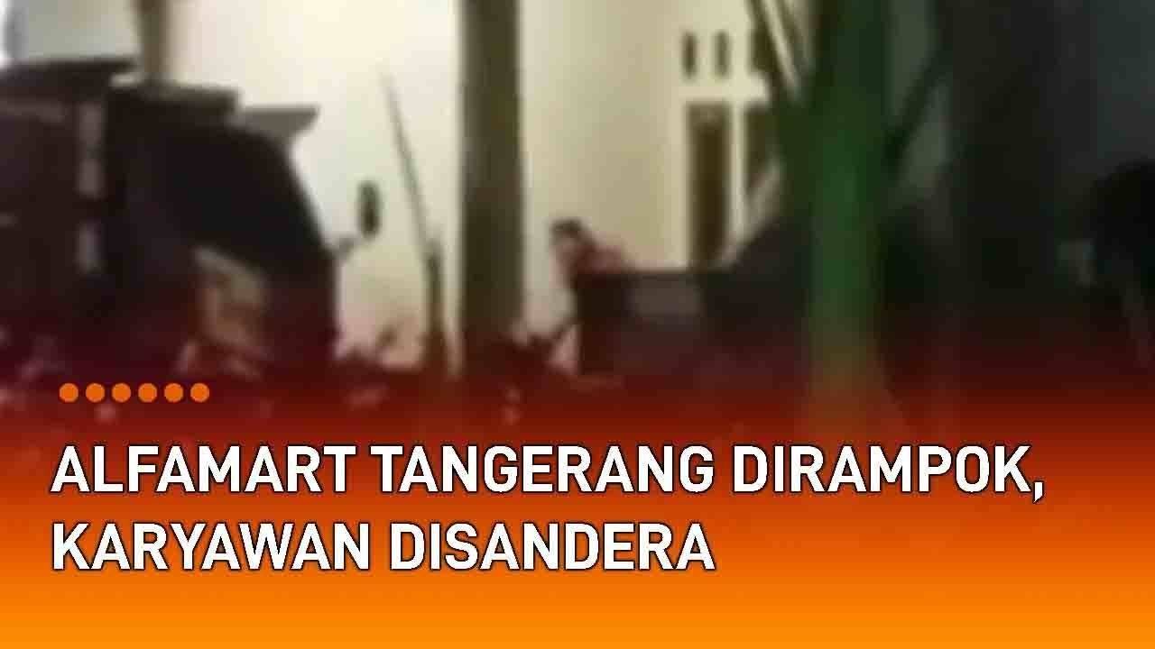 Polisi Grebek Perampokan Alfamart Tangerang, Ada Karyawan Disandera - LiputanEnam