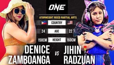 A STAR IS BORN Denice Zamboanga vs. Jihin Radzuan | Full Fight