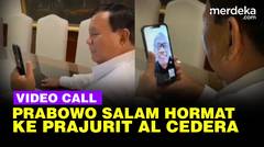 Reaksi Prajurit TNI AL Video Call dengan Prabowo Kami Bangga Sekali