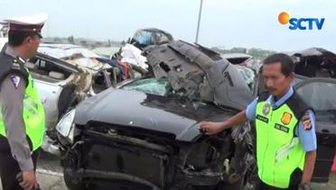 3 Mobil Terlibat Kecelakaan Beruntun di Tol Cipali - Liputan6 Petang