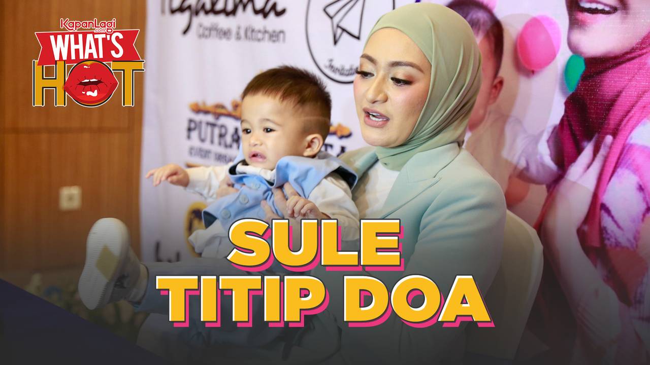 Adzam Ulang Tahun Pertama, Nathalie Holscher: Sule Titip Doa Lewat