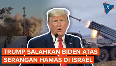 Trump salahkan Biden atas perang di Ukraina, serangan Hamas di Israel