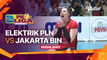 Highlights | Jakarta Elektrik PLN vs Jakarta BIN | PLN Mobile Proliga Putri 2023