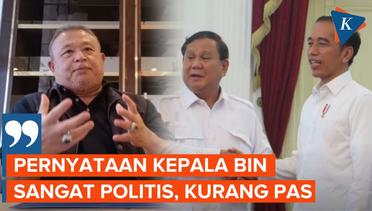 Respons Nasdem soal Ucapan Politis Kepala BIN yang Sebut Aura Jokowi Pindah ke Prabowo