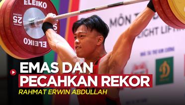 Rahmat Erwin Abdullah Raih Medali Emas dan Pecahkan Rekor di SEA Games 2021