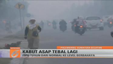 Liputan 6 Terkini - Kabut asap kembali selimuti kota palembang - 06/11/15