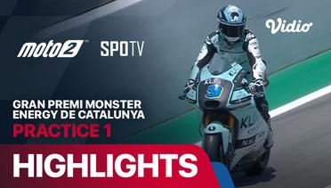 MotoGP 2024 Round 6 - Gran Premi Monster Energy de Catalunya Moto2: Practice 1 - Highlights  | MotoGP 2024