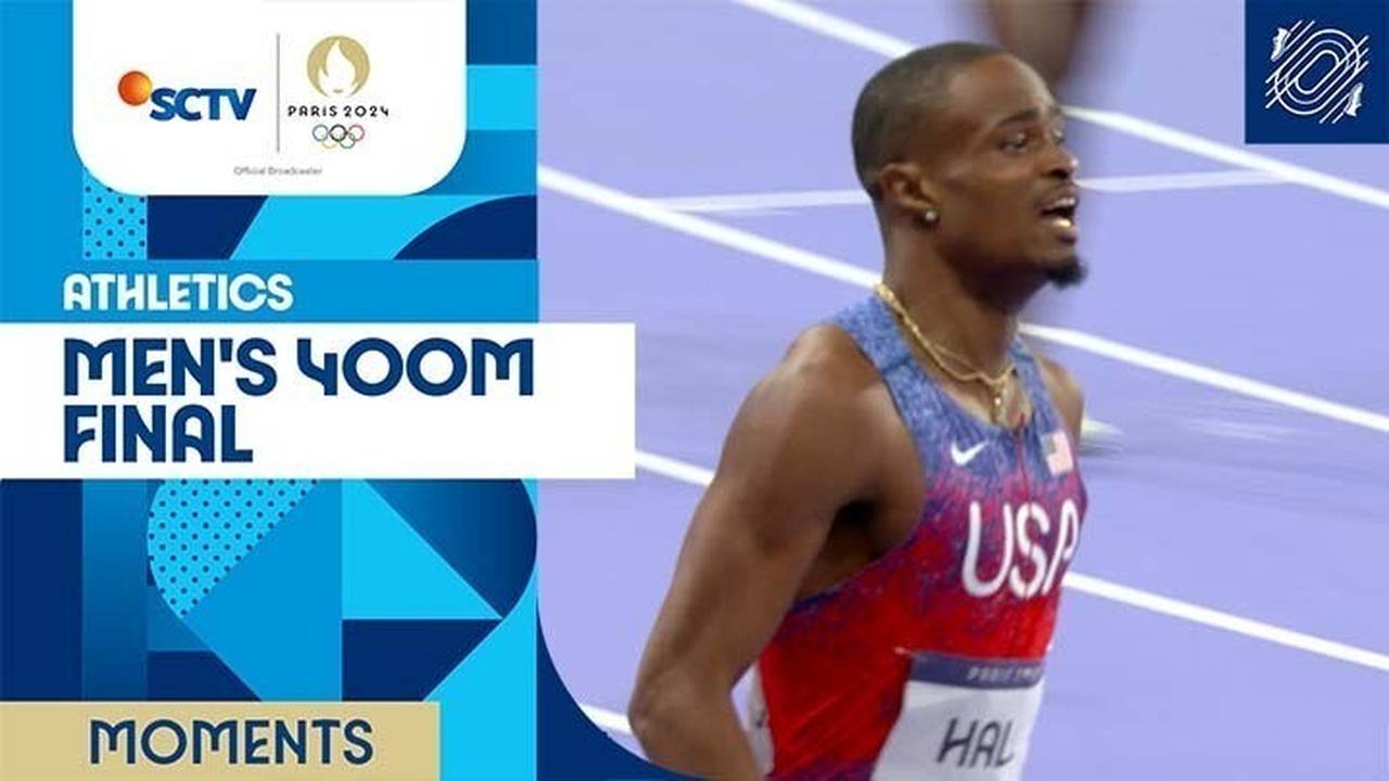 Quincy Hall (USA) 100 M Terakhir Menyusul dan Meraih Medali Emas