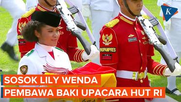 Lilly Wenda, Pembawa Baki di Upacara HUT ke-78 RI