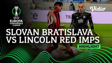 Highlight - Slovan Bratislava vs Lincoln Red Imps | UEFA Europa Conference League 2021/2022