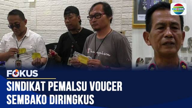 Pasutri di Jakarta Timur Tertangkap Basah Pemalsu Voucher Sembako Gratis | Fokus