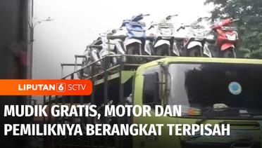 Mudik Gratis, Pemprov DKI Jakarta Berangkatkan Ratusan Motor dan Pemiliknya Terpisah | Liputan 6