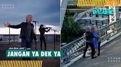 Terekam CCTV! Aksi Heroik Jon Bon Jovi Selamatkan Wanita Yang Hendak Akhiri Hidupnya