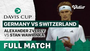 Full Match | Germany vs Switzerland - Day 1 | Alexander Zverev vs Stan Wawrinka | Davis Cup 2023
