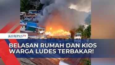 Belasan Rumah dan Kios Warga di Jayapura Ludes Terbakar, Diduga Akibat Korsleting!