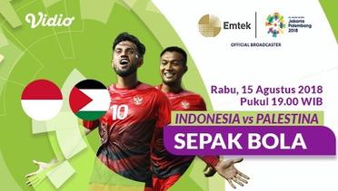 Full Highlight Sepak Bola Putra Indonesia Vs Palestina 1 - 2 | Asian Games 2018
