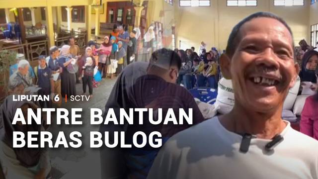 Antre Bantuan Beras Bulog | Liputan6