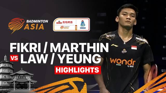 Muhammad Shohibul Fikri/Daniel Marthin (INA) vs Law Cheuk Him/Yeung Shing Choi (HKG) - Highlights | Badminton Asia Mixed Team Championship 2025 - Men's Doubles Group Stage