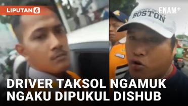 Ngaku Dipukul Petugas Dishub, Driver Taksi Online Ngamuk di Jalan Tanah Abang