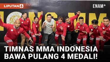 Timnas MMA Indonesia Raih 4 Medali di Asian MMA Championship 2023