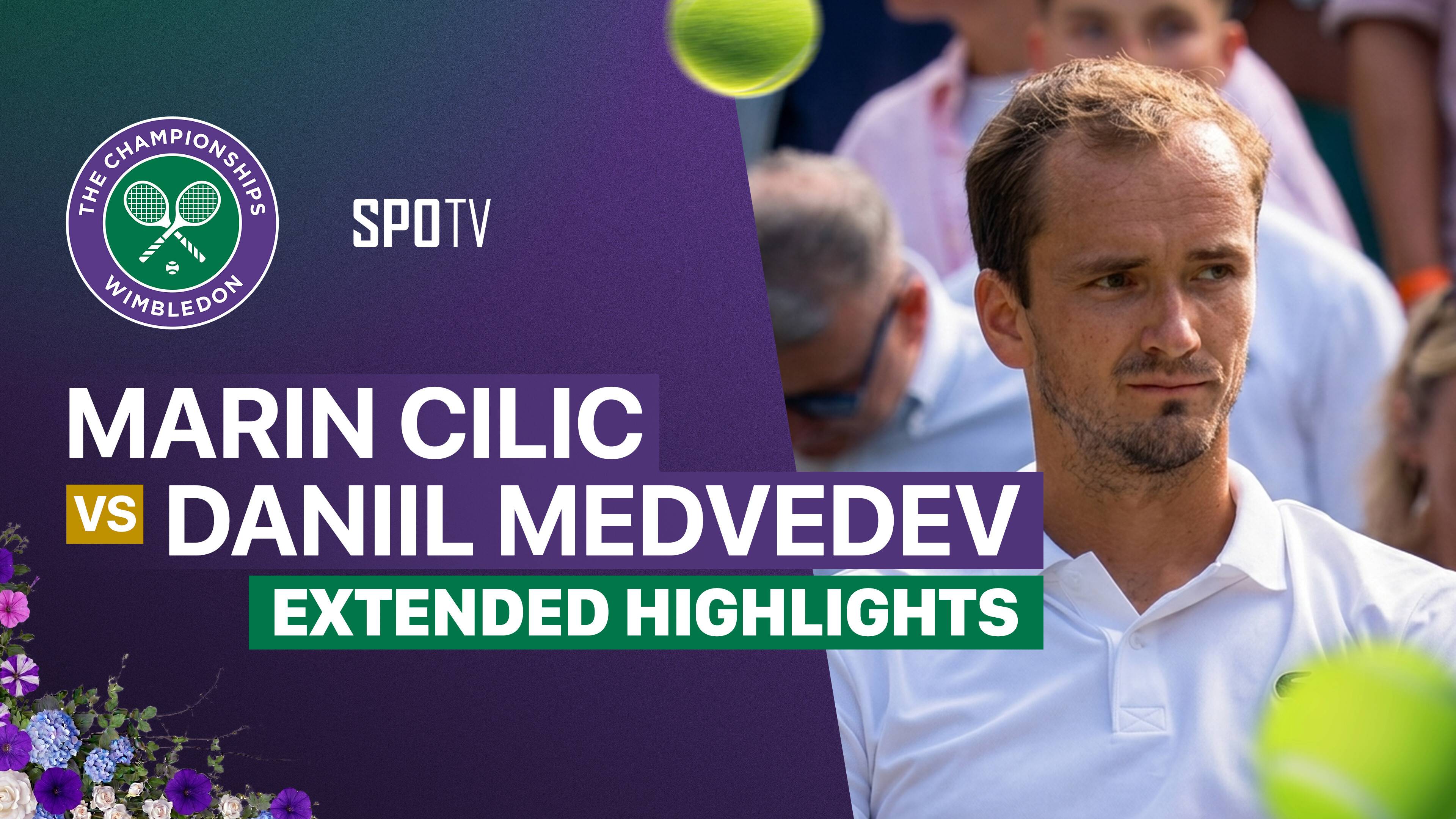 Marin Cilic vs Daniil Medvedev - Gentlemen's Singles First Round | Wimbledon 2026