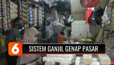 Pemprov DKI Jakarta Terapkan Sistem Ganjil Genap di 153 Pasar Tradisional