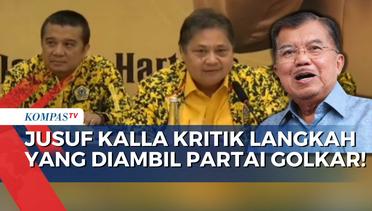 Jusuf Kalla Kritik Golkar Telat Tentukan Koalisi Pilpres dan Membahayakan Demokrasi Indonesia