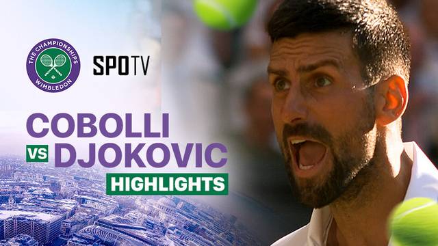 Flavio Cobolli vs Novak Djokovic - Highlights | Wimbledon 2025