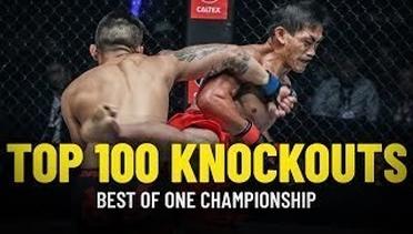 ONE Championship’s Top 100 Knockouts