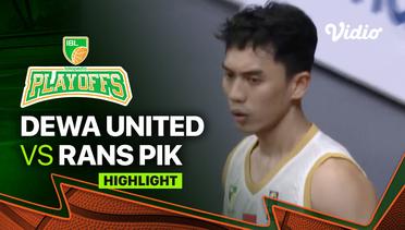 Highlights | Game 3: Dewa United Banten vs RANS PIK Basketball | IBL Playoffs 2023