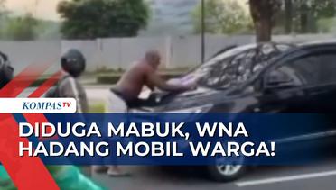 Diduga Mabuk, WNA Asal Afrik Barat Hadang Mobil Warga di Tangerang!