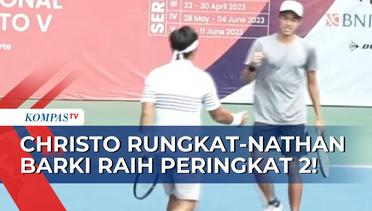 Turnamen Tenis ITF M25 Seri 4, Christo Rungkat-Nathan Barki Harus Puas di Peringkat 2!